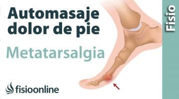 13.Auto- masaje de los dedos y zona anterior del pie para metatarsalgia.